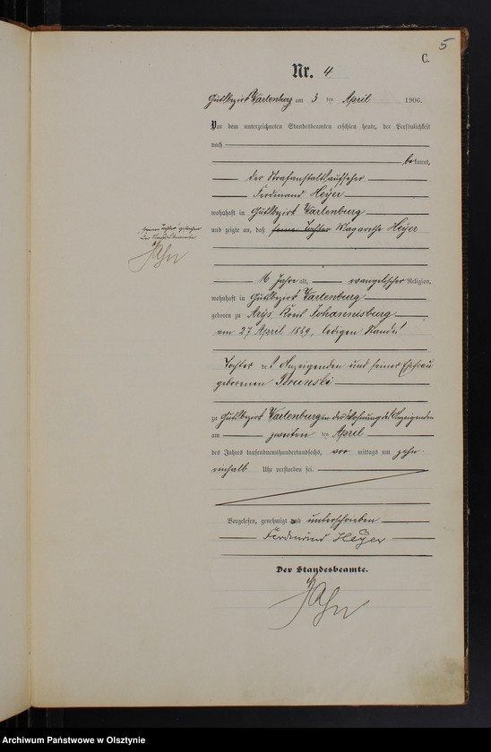 image.from.unit.number "Sterbe-Haupt-Register Nr 1 - 5"