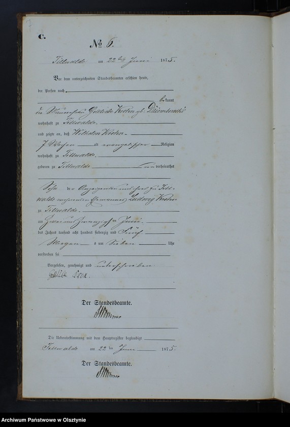 image.from.unit.number "Sterbe-Neben-Register Nr 1 - 19"