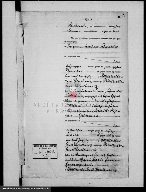 image.from.unit.number "Księga małżeństw za rok 1883 [nr 1 - 79]"