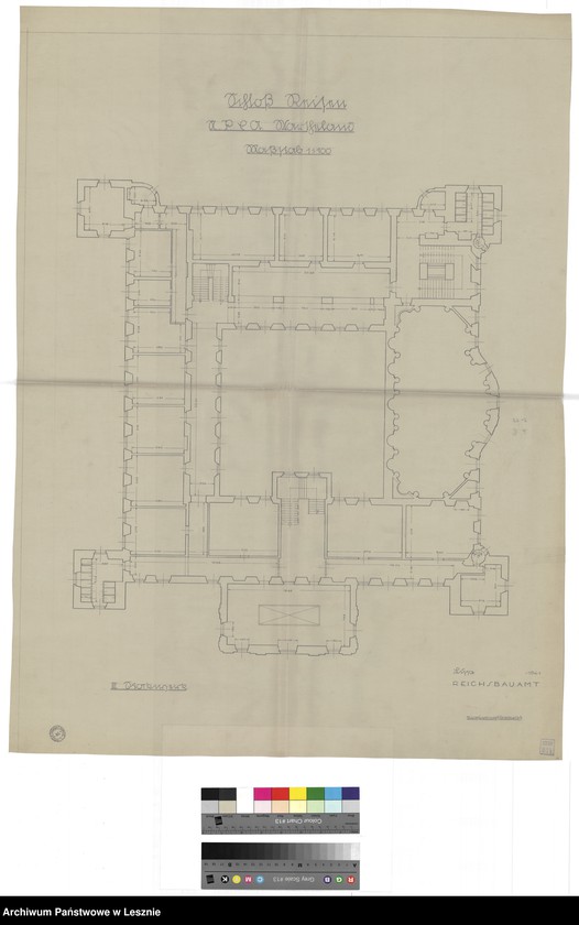 Obraz 5 z jednostki "Rydzyna miasto. Dokumentacja architektoniczno-budowlana Zamku rydzyńskiego i domku myśliwskiego."