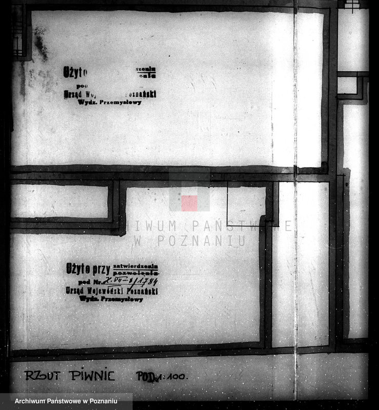 Obraz 7 z jednostki "Fabryka Cukierków "Kanold" S.A. w Lesznie, rysunki budowlane"