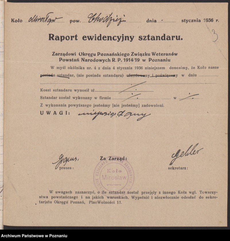 Obraz 6 z jednostki "Mirosław, powiat Chodzież."