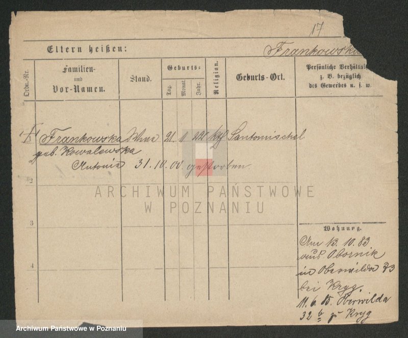 Obraz 19 z jednostki "Frankowski - Frąckiewicz"