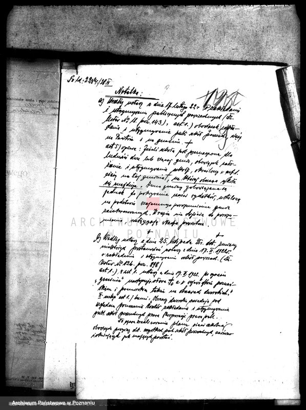 Obraz 17 z jednostki "Szkoła katolicka w Podstolicach /przyjęcie nieruchomości szkolnych na własność obszaru dworskiego/"