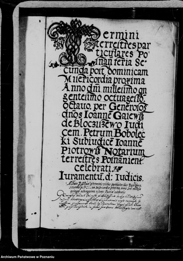 Obraz 4 z jednostki "Inscriptiones, relationes, decreta [inducta]"