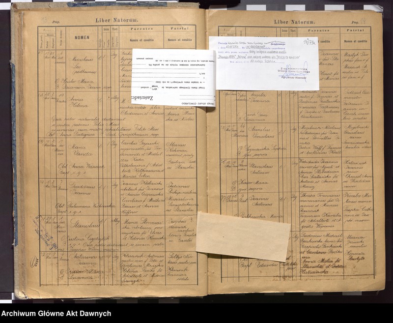 image.from.unit.number "Parafia: Lwów, par. św. Marcina. Dekanat: Lwów. Księga metrykalna urodzeń, ślubów i zgonów dla parafii miejskiej i przedmieść: Zamarstynów i Zniesienie."