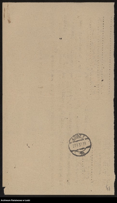 Obraz 15 z jednostki "Abram Wojdysławski i S-ka- fabrykacja i sprzedaz towarów wełnianych i bawełnianych"