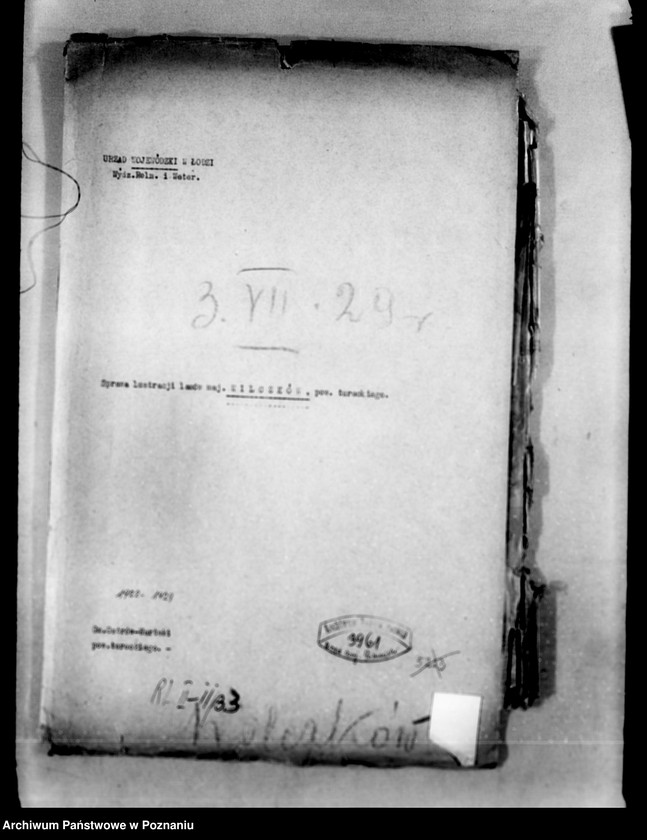 Obraz 4 z jednostki "Lustracja lasów majątku Wilczków powiat turecki"