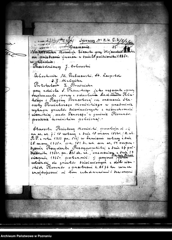 image.from.unit.number "Osada Genowefa powiatu konińskiego /wykup gruntów dzierżawnych/"