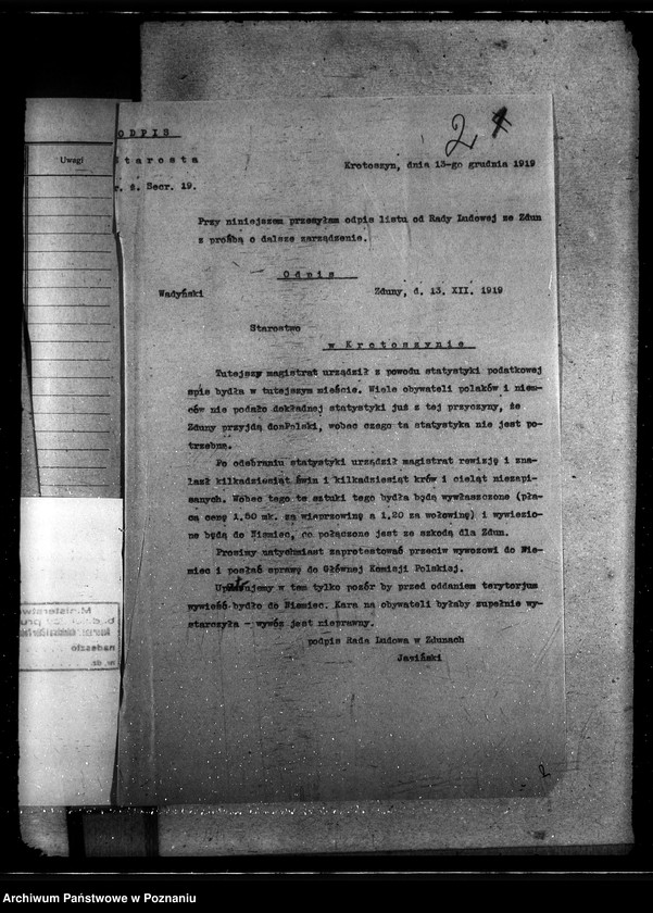 Obraz 6 z jednostki "Sprawy ogólno-administracyjne Układy i umowy graniczne rozporządzenia i zarządzenia"