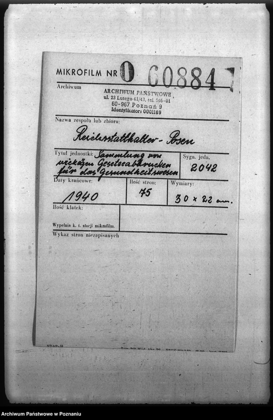 Obraz 2 z jednostki "Sammlung von wichtigen Gesetzeabdrucken für das Gesundheitswesen"