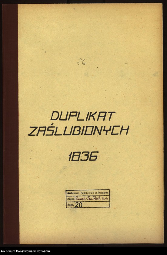 Obraz 2 z jednostki "Duplikat zaślubionych"