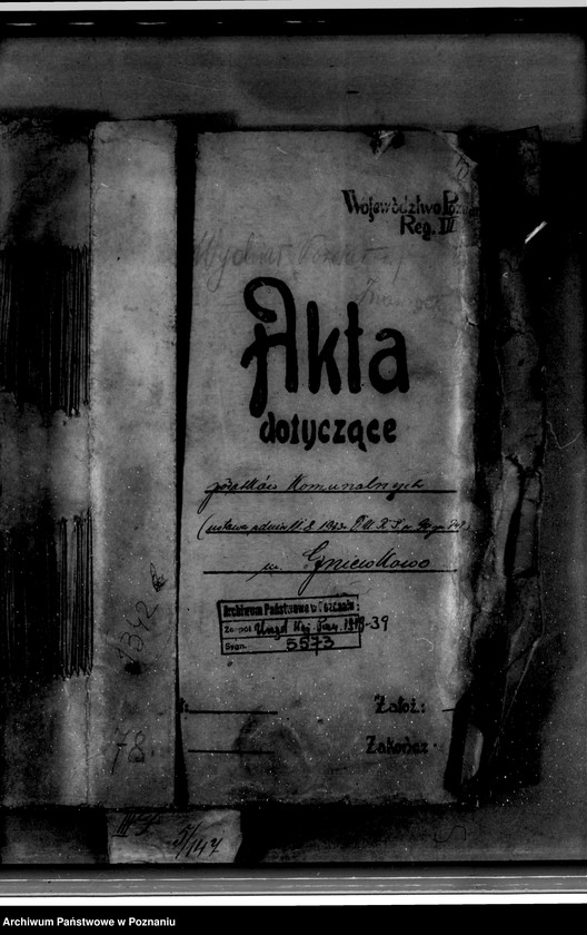 Obraz 4 z jednostki "Miasto Gniewkowo Podatki komunalne /ustawa z dnia 11.8.1923 Dz. URP nr 94 poz. 747/"