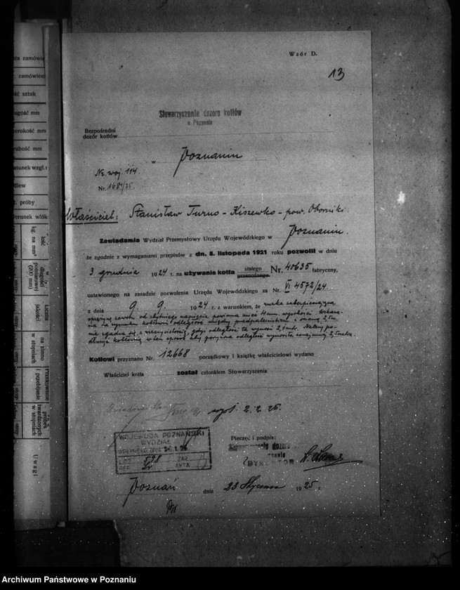 Obraz 17 z jednostki "Młyn parowy w Kiszewku, pow. obornicki własność St. Turno nr woj 114"