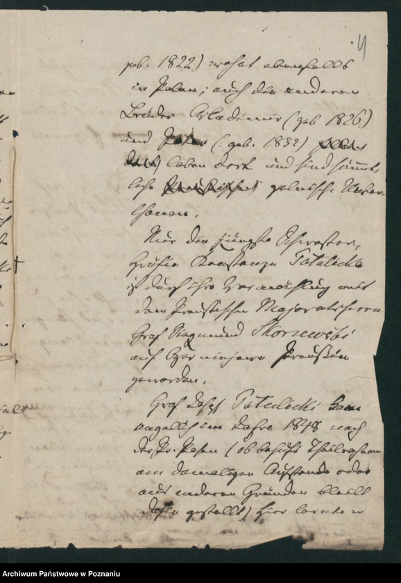 Obraz 8 z jednostki "A. betr. Gräfliche Familie Potulicki"