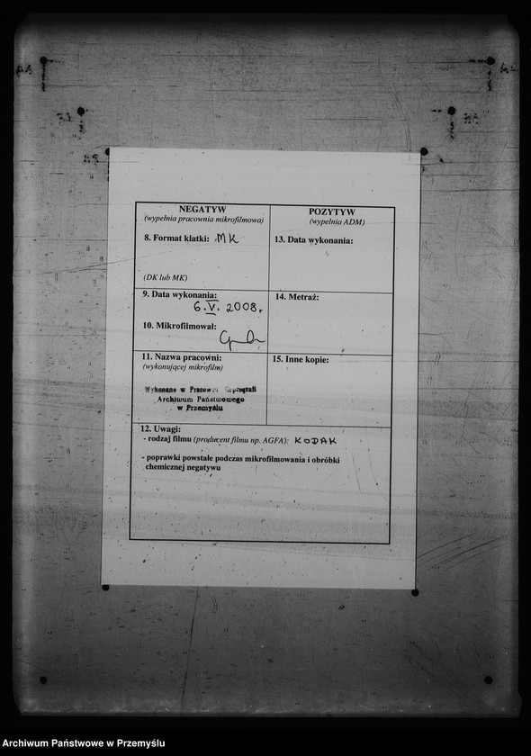 Obraz 3 z jednostki "[Kopie ksiąg metrykalnych parafii Rolów (dekanat Medenice)]"