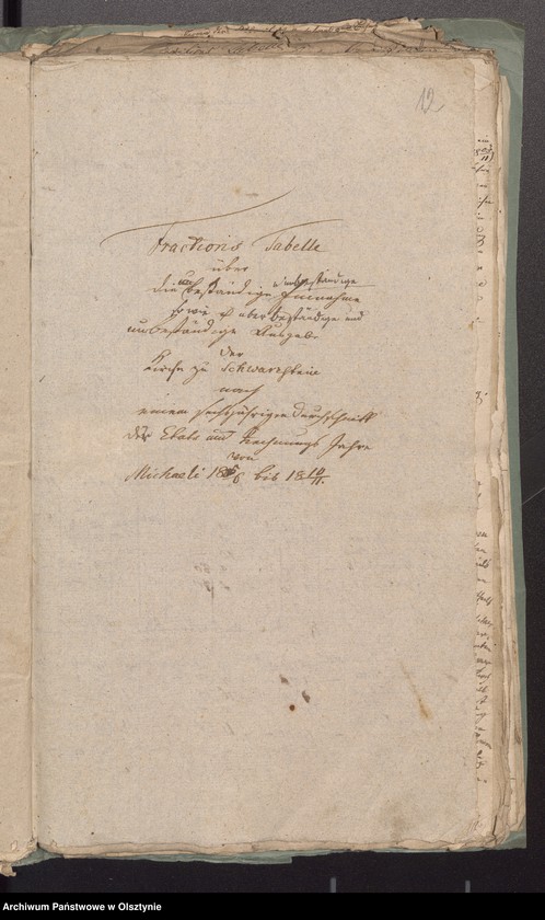 image.from.unit.number "Kirchen Etat, Einnahme und Ausgabe der Kasse zu Schwarzstein"