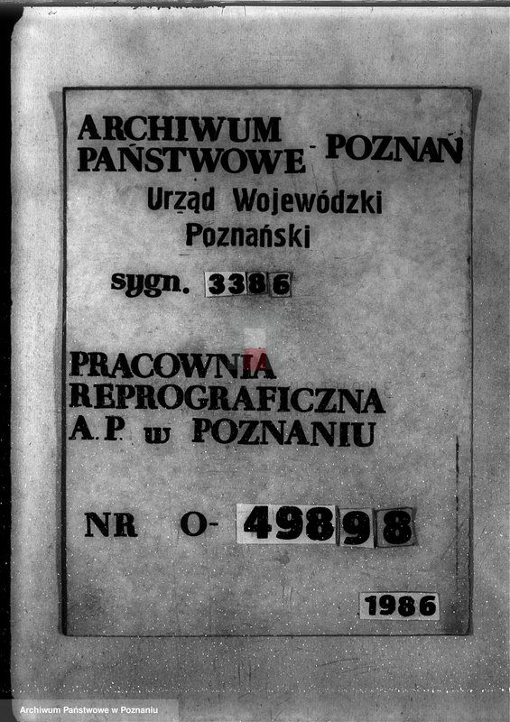 Obraz 1 z jednostki "Zatwierdzenie projektu planu gospodarstwa leśnego dla lasów majątku Janiszew powiat kolski"