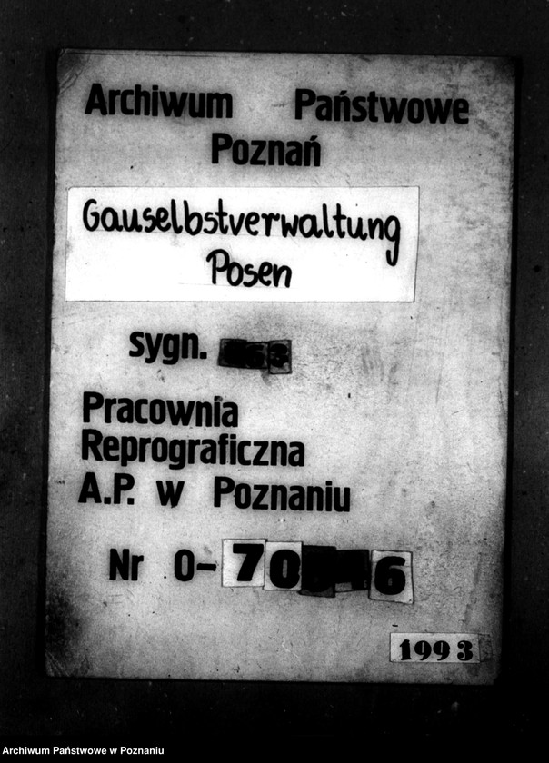 Obraz 1 z jednostki "Schriftwechsel mit Gaujugendamt betreffend ehemalige Heimkinder [Korespondencja w sprawie przekazywanych dzieci]."