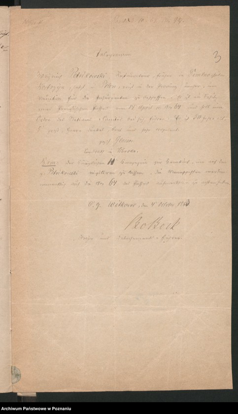 Obraz 6 z jednostki "A. betr. Wojciech Petrykowski, Gastwirt"