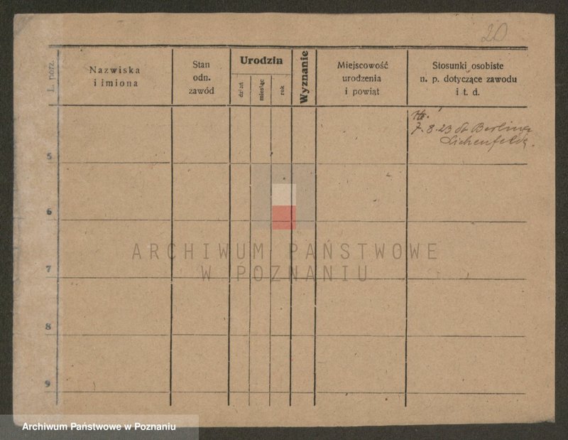 Obraz 20 z jednostki "Krause (żonaci i wdowy)"