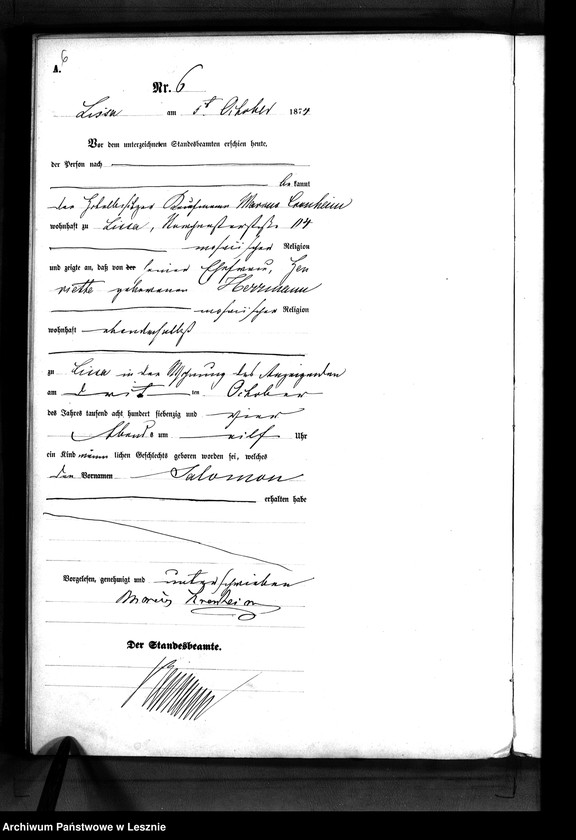 Obraz 9 z jednostki "[Księga urodzeń - miasto]"