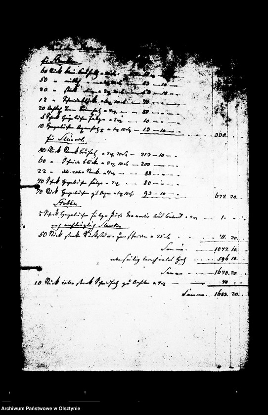 image.from.unit.number "/Fragmente von Administrations- Akten der Rehsau-, Nordenort-, Wolfshagen- u. Steiner Forsten/"