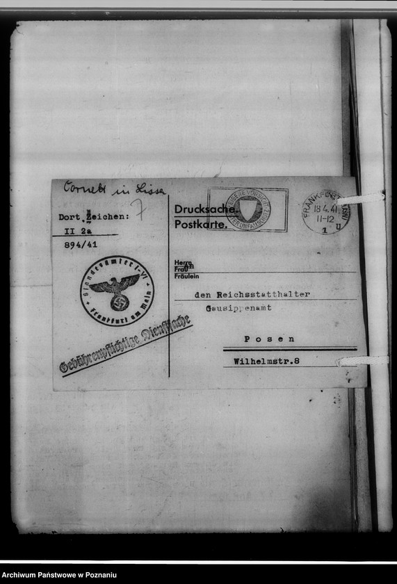 Obraz 13 z jednostki "Veröffentlichungen. Zeitschrift für Ostdeutsche Sippenforschung [przedmowa wydawcy do pierwszego zeszytu czasopisma]"