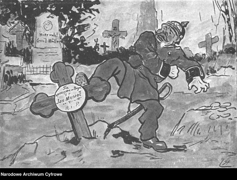 image.from.unit.number "Propagandowa pocztówka polska z okresu plebiscytu na Górnym Śląsku"
