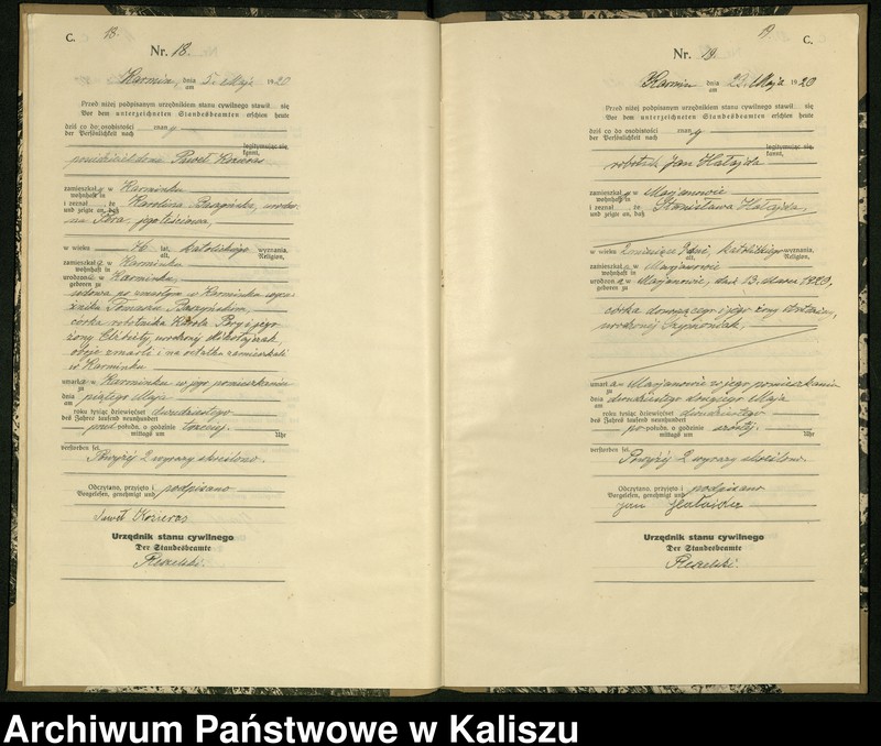 Obraz 13 z jednostki "[Księga zgonów]"