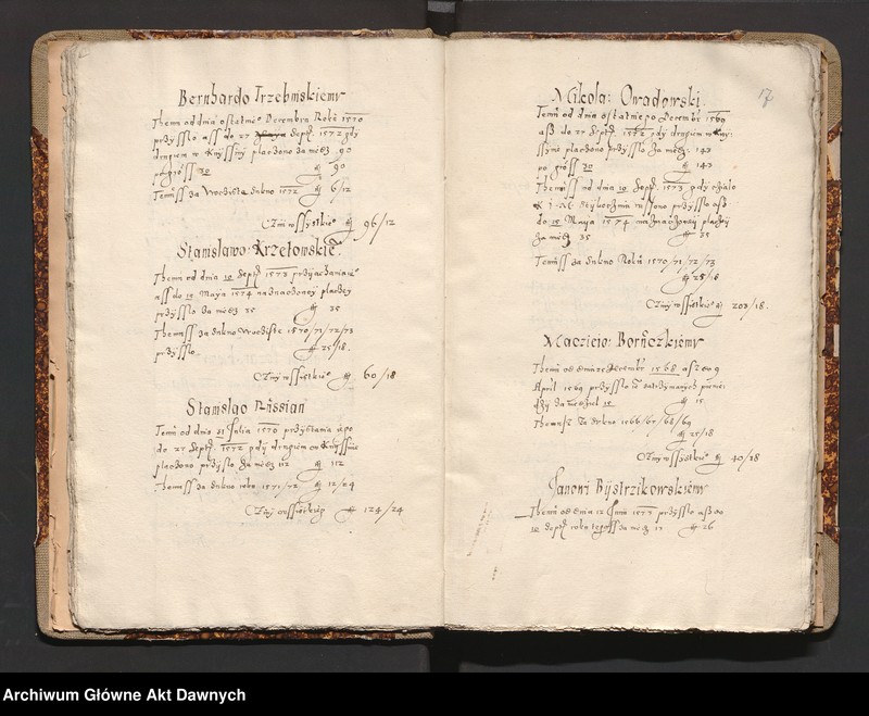 image.from.unit.number "Poczeth Urzednikow Dworzan y innych slug dworu KJM zmarlego którym wedlug decisiey Marschalka ad rationem sluzby zaplata bycz ma dnia 10 Junii Roku 1574 w Krakowie."