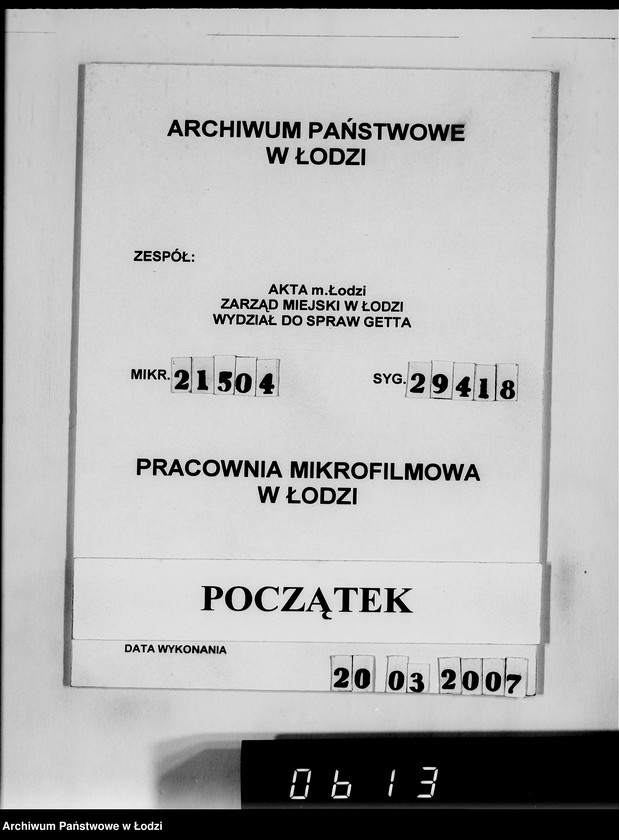 Obraz 1 z jednostki "[Korespondencja z urzędami, instytucjami i firmami] Lit.Fa-Fy."