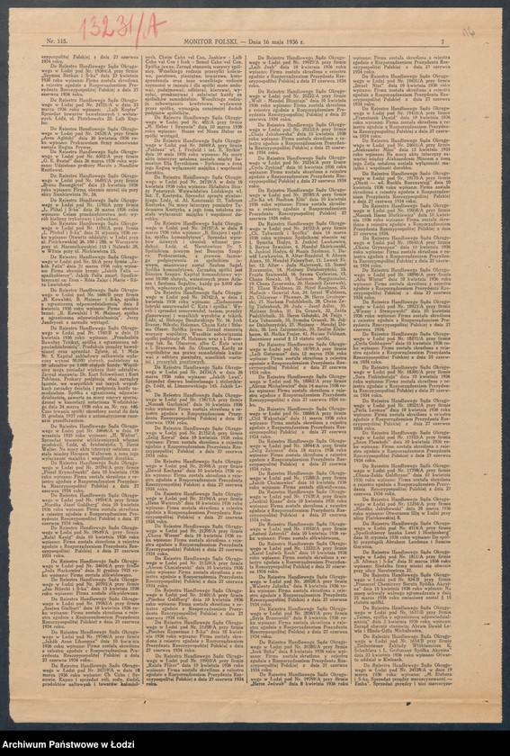 Obraz 18 z jednostki "Stanisław Grosberg – pośrednictwo handlowe i przetwórnia chemiczna"