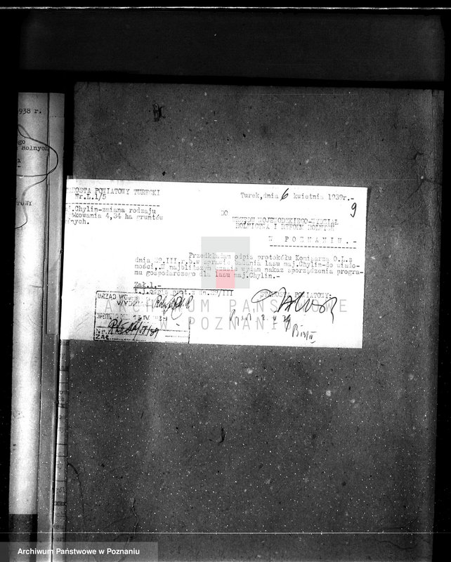 Obraz 13 z jednostki "Gmina Piorunów powiat turecki /nadzór nad gospodarką leśną/"