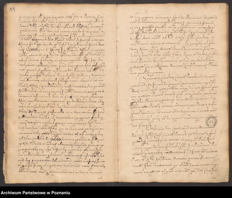 Obraz 11 z jednostki "Protocolon actorum officii consularis Posnaniensis."