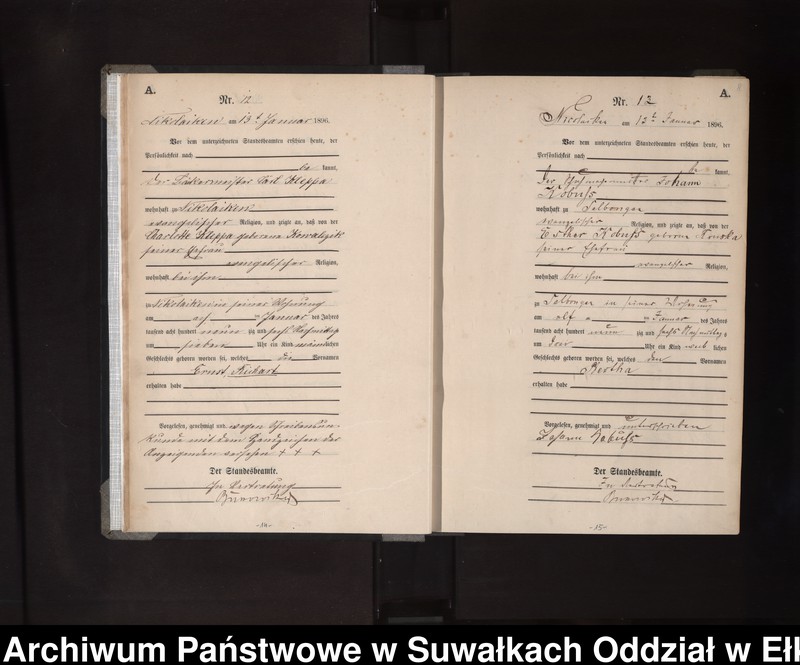 image.from.unit.number "Geburts-Haupt-Register des Königlichen Preussischen Standes-Amtes Nikolaiken Kreis Sensburg"