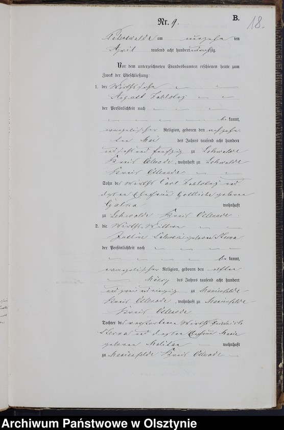 image.from.unit.number "Heiraths-Neben-Register Nr 1 - 28"