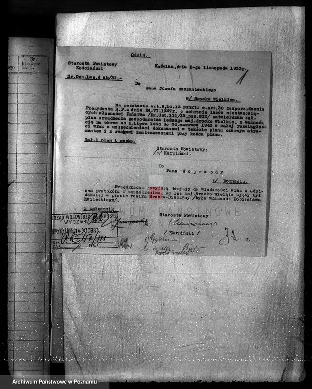 Obraz 5 z jednostki "Majętność leśna Srocko-Wielkie powiat kościański"