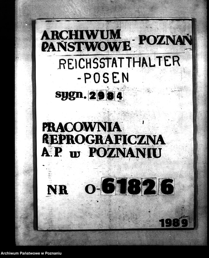 Obraz 1 z jednostki "Neubau der zerstöten Gebäude - Konin, Gnesen, Janowitz"