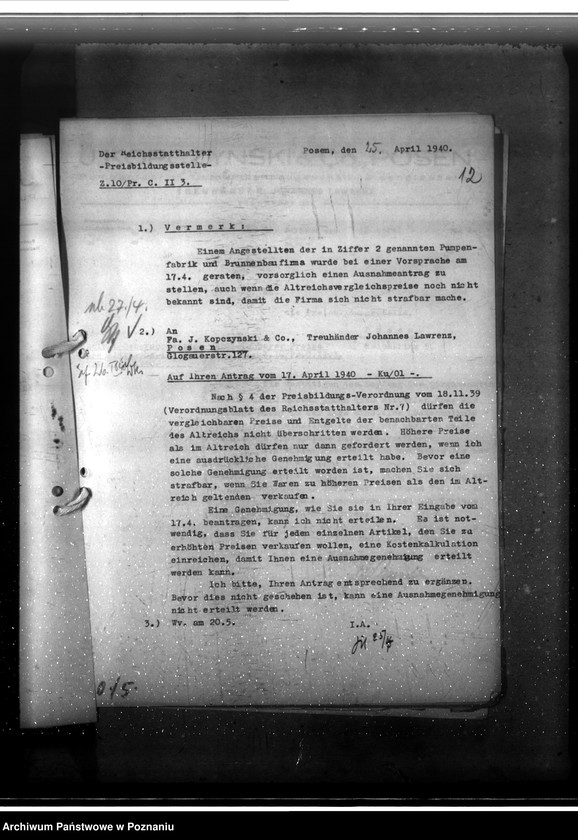 Obraz 16 z jednostki "Metallwirtschaft. Preisbildung der Maschinen"