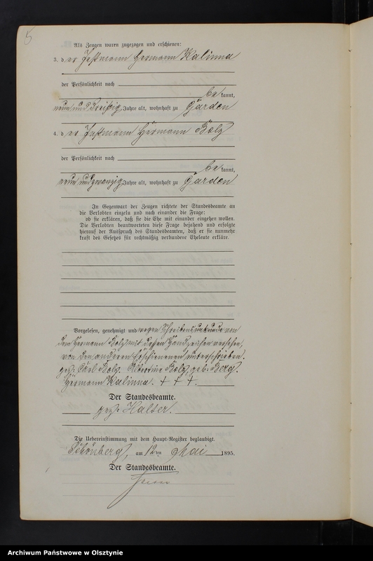 image.from.unit.number "Heiraths-Neben-Register Nr 1 - 19"