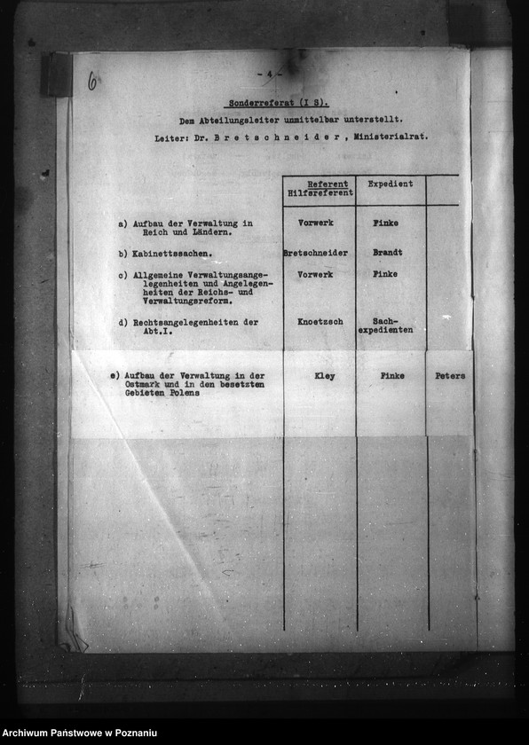 Obraz 9 z jednostki "Geschäftsverteilungsplan des Reichsministerium für Ernährung und Landwirtschaft"