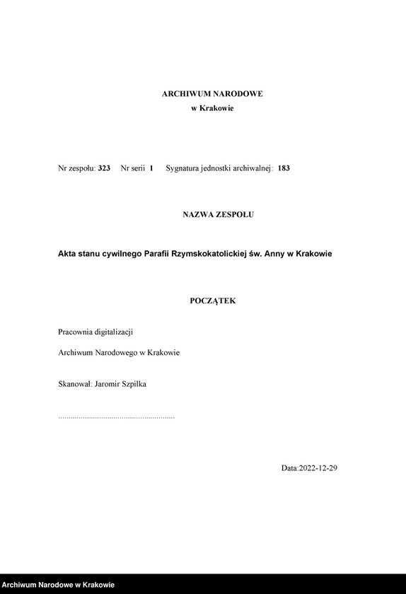 Obraz 1 z jednostki "[Księga urodzeń]"