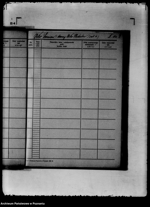 Obraz 7 z jednostki "/Spisy spraw Wydziału Społeczno-Politycznego/"