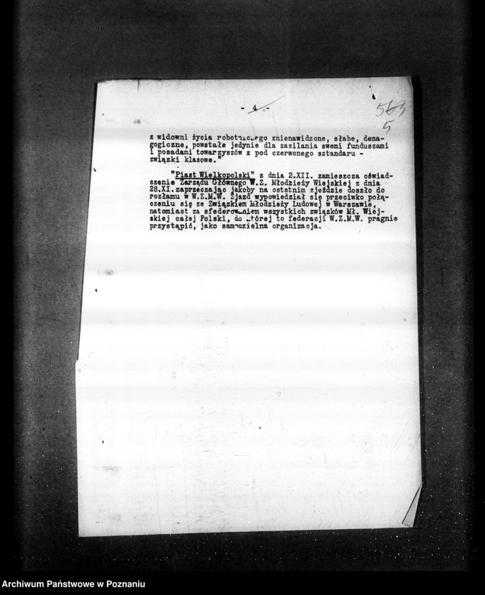 Obraz 9 z jednostki "Sprawozdania sytuacyjne tygodniowe za czas od 30 listopada do 27 grudnia 1928 r."
