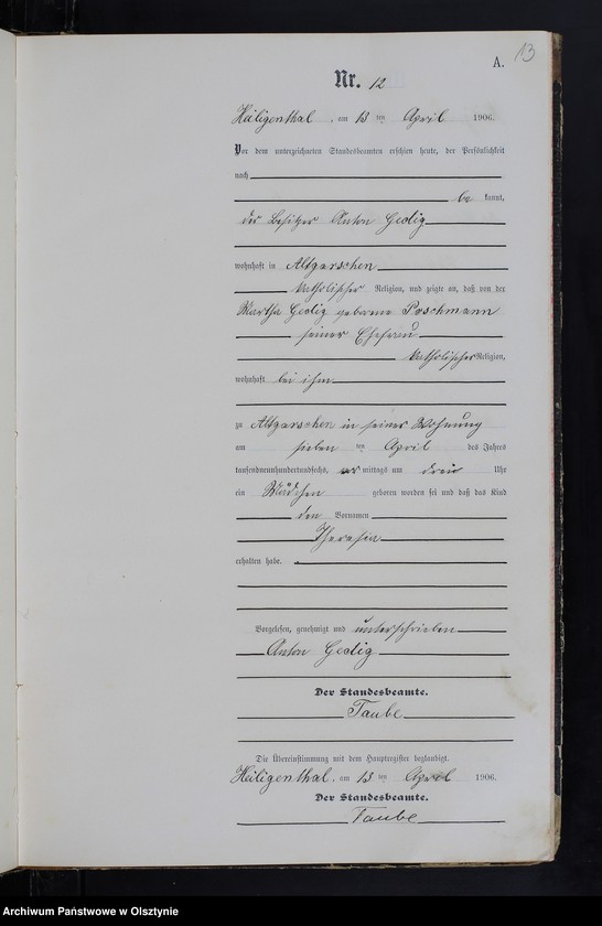 image.from.unit.number "Geburts-Neben-Register Nr 1 -45"