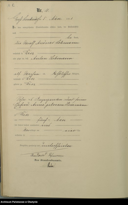 image.from.unit.number "Sterbe-Haupt-Register Nr 1 - 47 i 1 - 49"