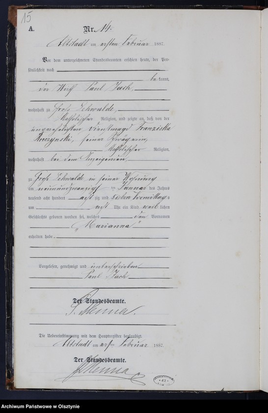 image.from.unit.number "Geburts-Neben-Register Nr 1 - 121"