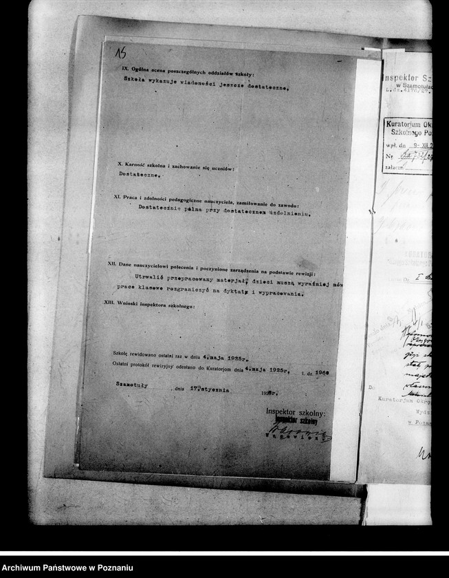 Obraz 20 z jednostki "Szkoła Powszechna- Sędzin, powiat Szamotuły"