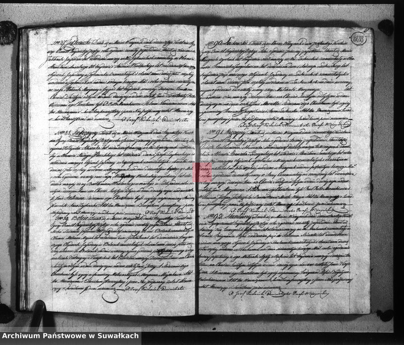 image.from.unit.number "Księga duplikat aktów kościoła parafialnego wiżayńskiego na rok 1835 służące-obejmujące metryki urodzonych, zaślubionych i zeszłych"